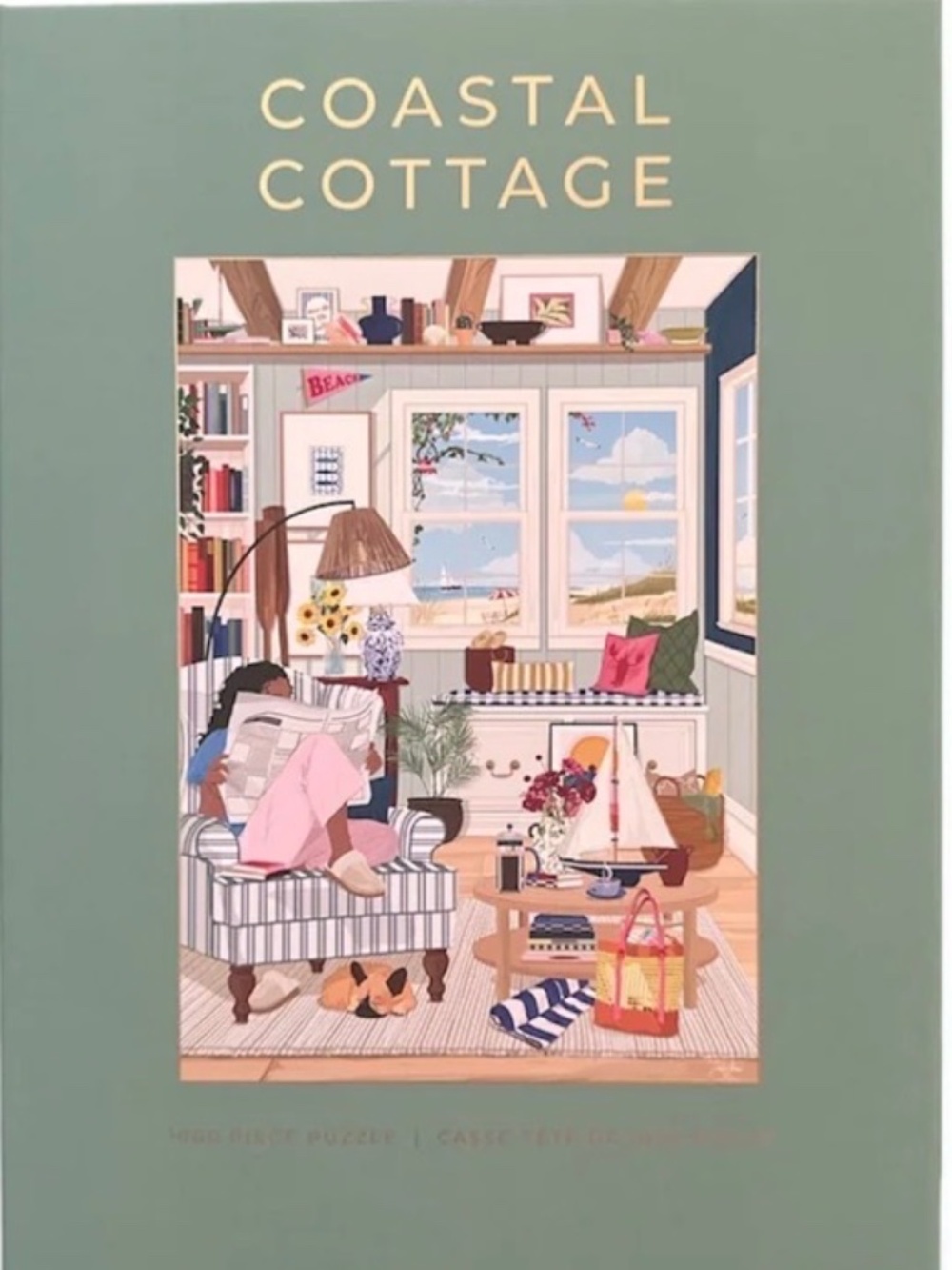 Hobbry Puzzle - Coastal Cottage 1000 pieces New
